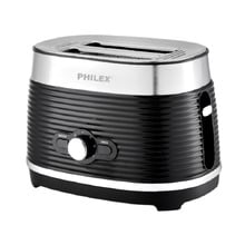 Lydmila Stainless Steel 2 Slice Toaster